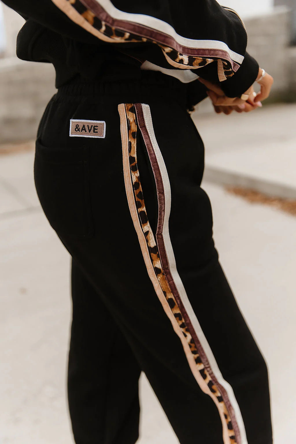 & Ave- Comfort Zone Joggers-Fearless & Free