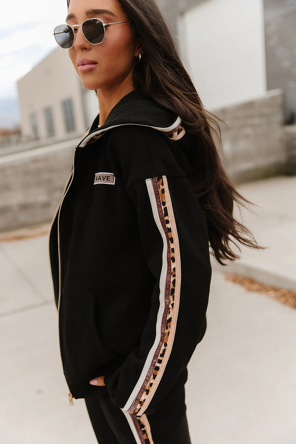 & Ave- Comfort Zone Fullzip Hoody- Fearless & Free