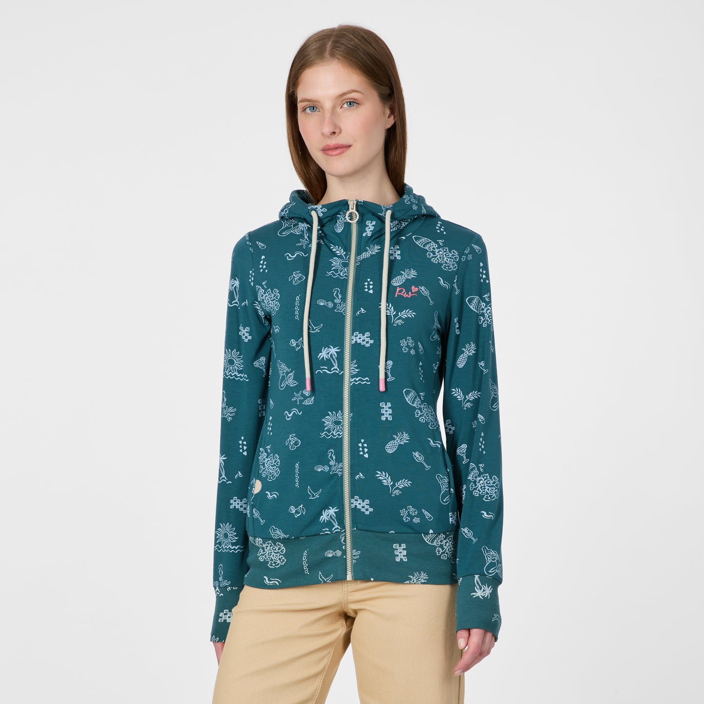 Ragwear- Paya- Ocean Green Print