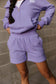 & Ave- Comfort Zone Shorts- Lavender