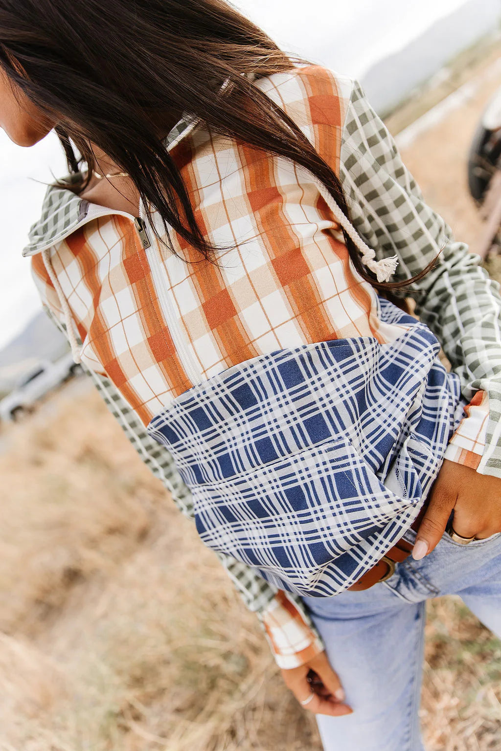 & Ave- HalfZip Sweatshirt- Cowpoke Cutie
