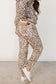 & Ave- Comfort Zone Joggers- Leopard