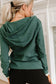 & Ave- Henley Hoody- Evergreen