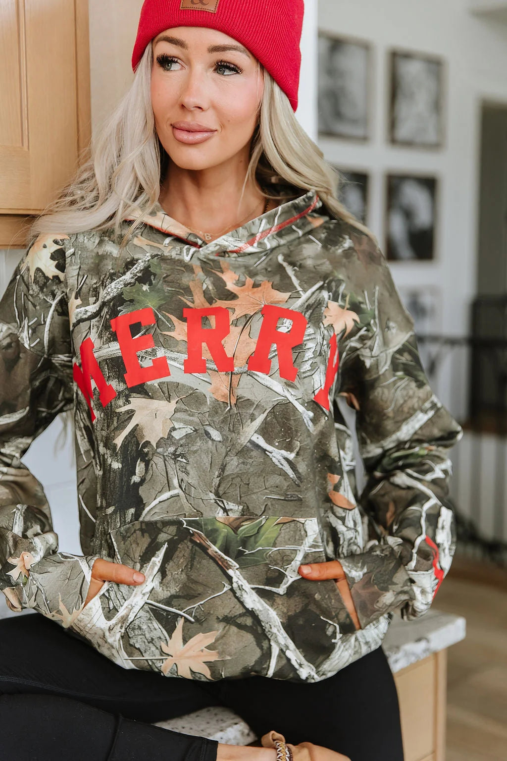 & Ave- University Hoody- Woodland Merry