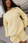& Ave- Comfort Zone Pullover- Butter Yellow- L & 3XL left