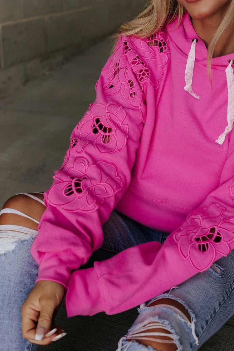 & Ave- University Hoody- Love Story- Lotus Pink