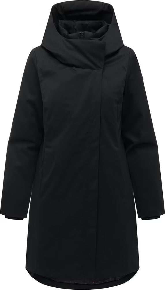 Ragwear-  Pavleen Long Jacket- Black