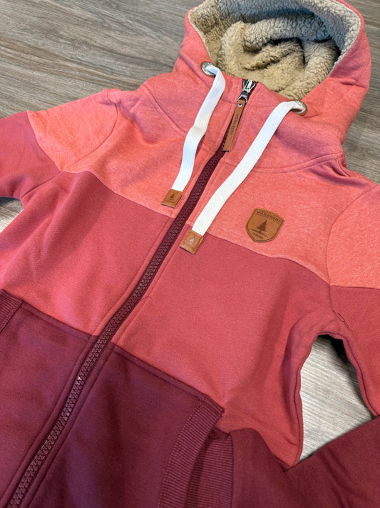 Wanakome- Lauren Full Zip- Grape Mix