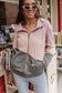 & Ave- FullZip Sweatshirt- Rosy Glow