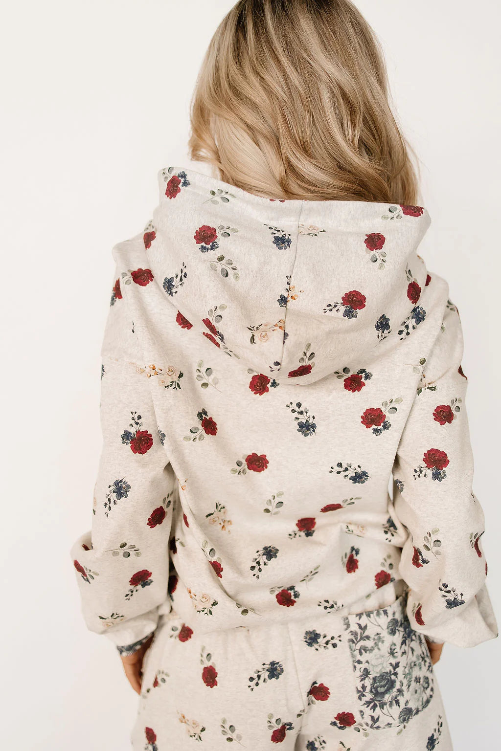 & Ave- University Hoody- Summer Blooms-2XL & 3XL left