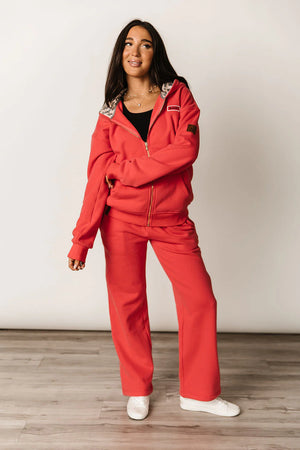 & Ave- Comfort Zone Fullzip Hoody- Natural Instincts