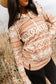 & Ave- HalfZip Sweatshirt- Bronco Babe
