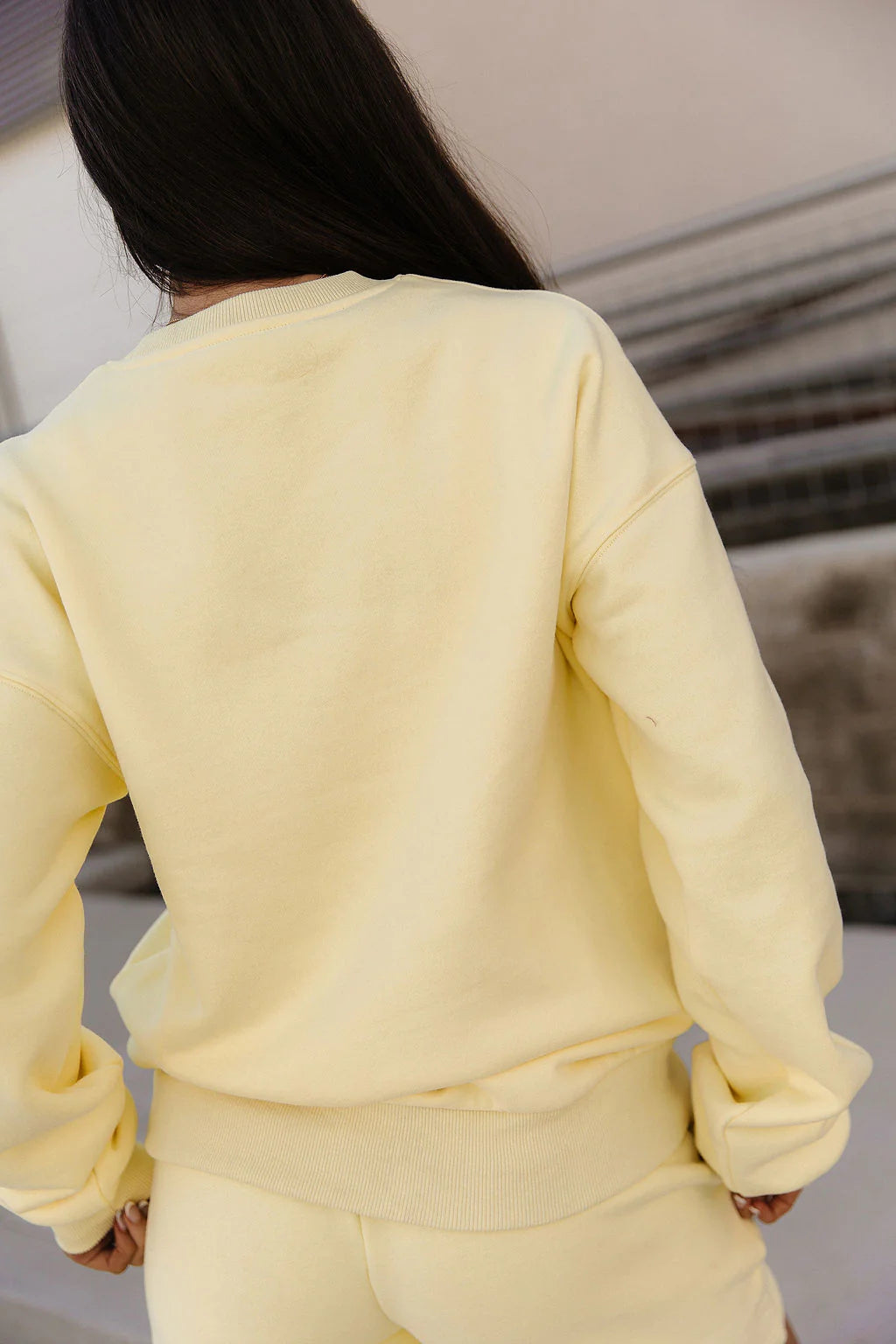 & Ave- Comfort Zone Pullover- Butter Yellow- L & 3XL left