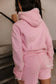 & Ave- Comfort Zone Hoody- Bubble Gum Pink Lace