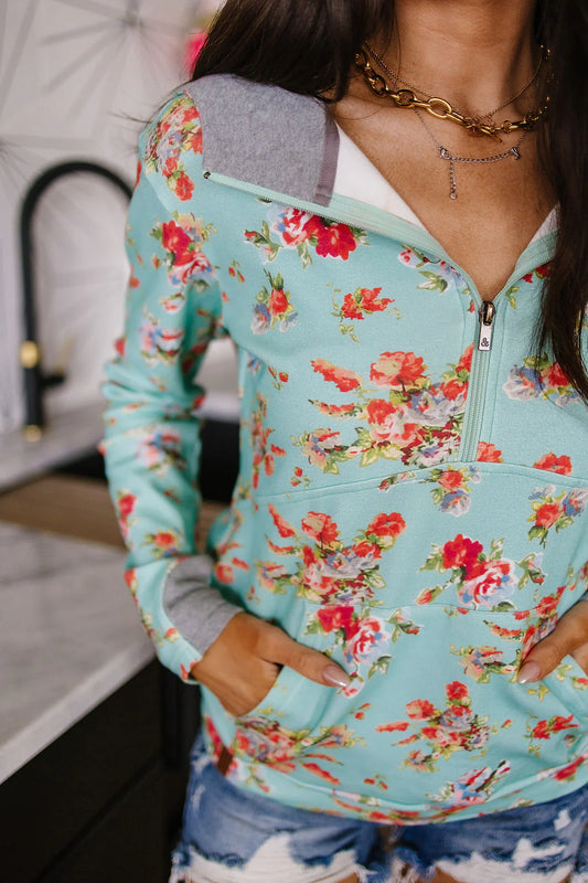 & Ave- HalfZip Sweatshirt- Picked For You