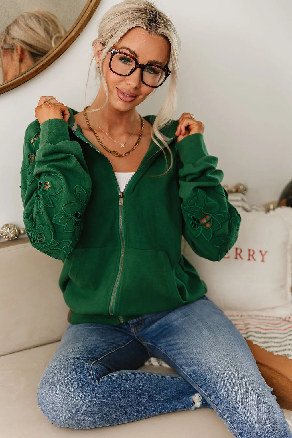 & Ave- University FullZip- Love Story- Holly