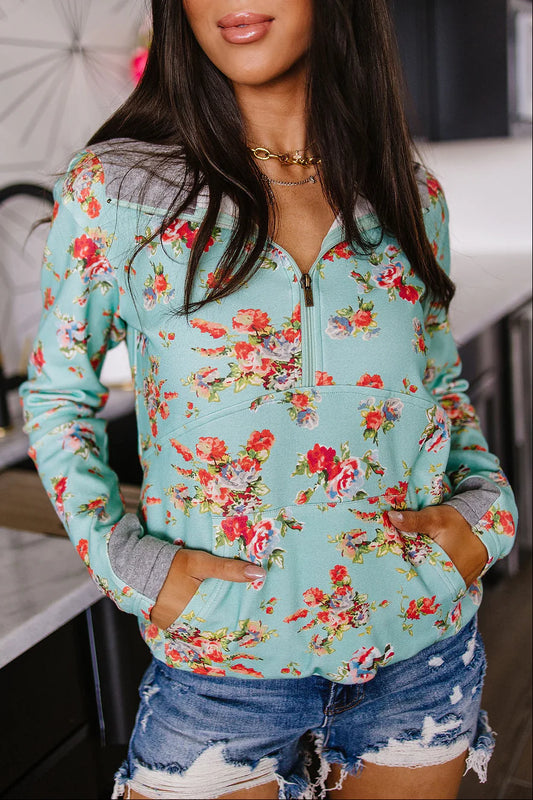 & Ave- HalfZip Sweatshirt- Picked For You