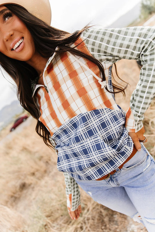 & Ave- HalfZip Sweatshirt- Cowpoke Cutie