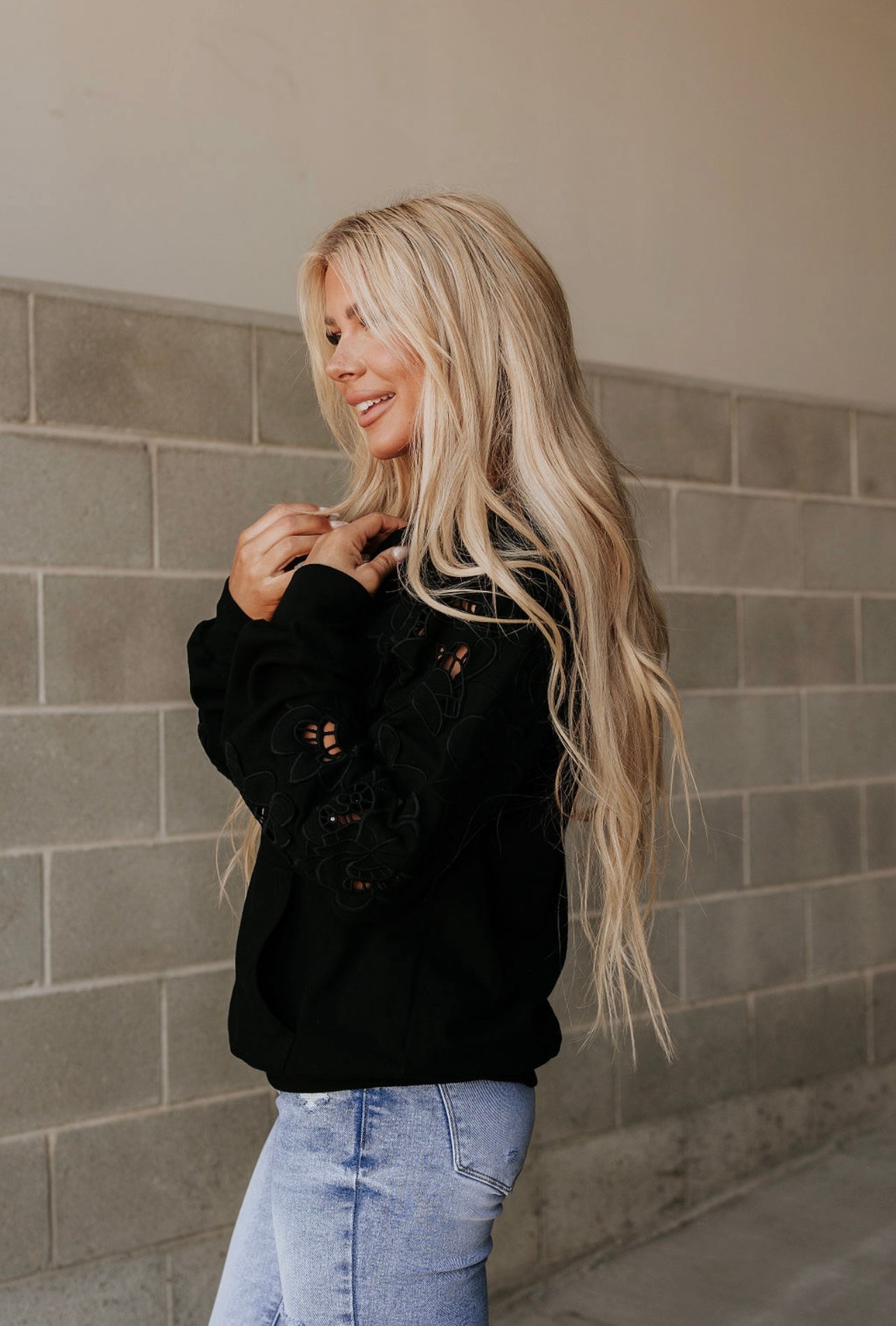 & Ave- University Hoody- Love Story- Black *RESTOCKED!