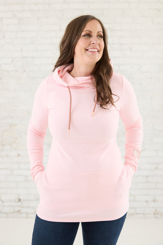 Pink Cement- Hoody- Light Pink with Rose Gold