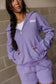 & Ave- Comfort Zone Halfzip- Lavender