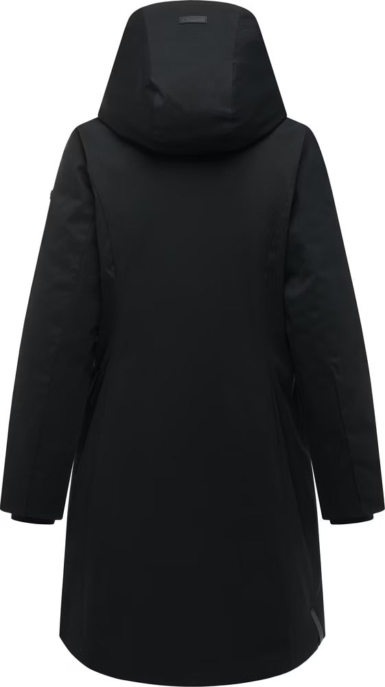 Ragwear-  Pavleen Long Jacket- Black