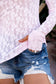 & Ave- Hattie Lace Long Sleeve - Rose