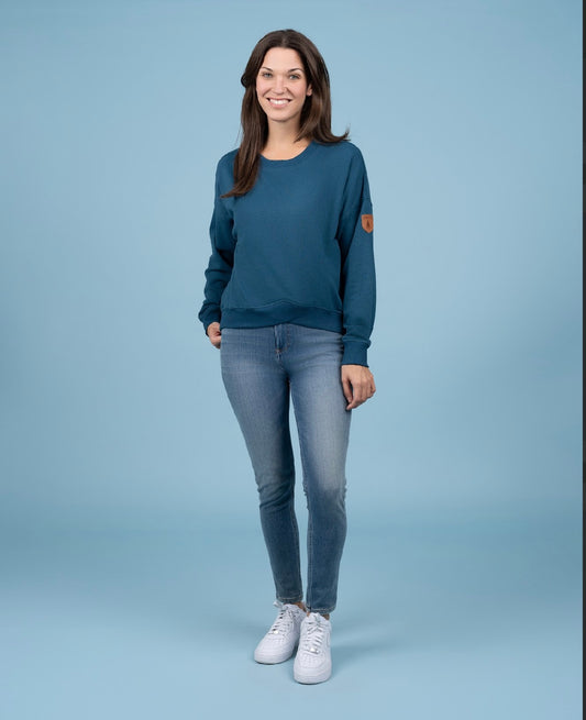 Wanakome- Erma Drop Shoulder- Ocean
