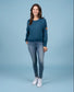 Wanakome- Erma Drop Shoulder- Ocean