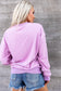 & Ave- Performance Fleece University Pullover - Orchid Stripe