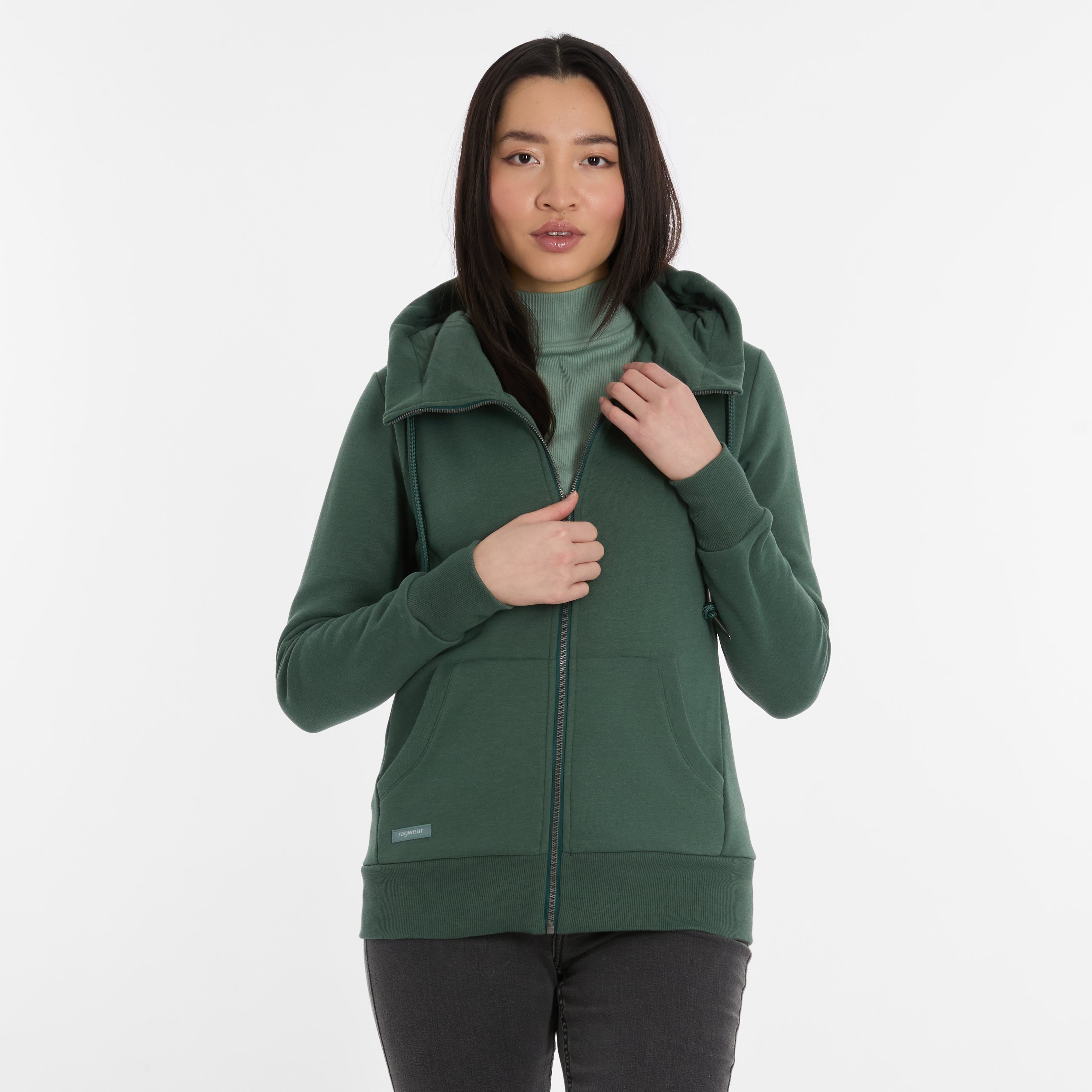 Ragwear- Neskia Zip- Pine Green
