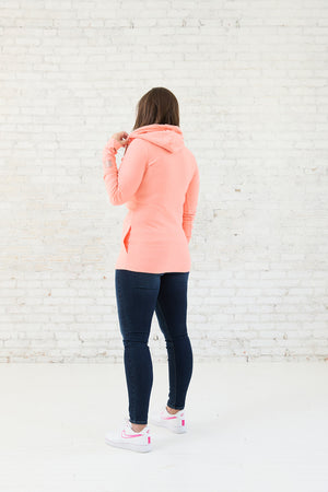 Pink Cement- 1/4 Zip- Desert Rose with Rose Gold