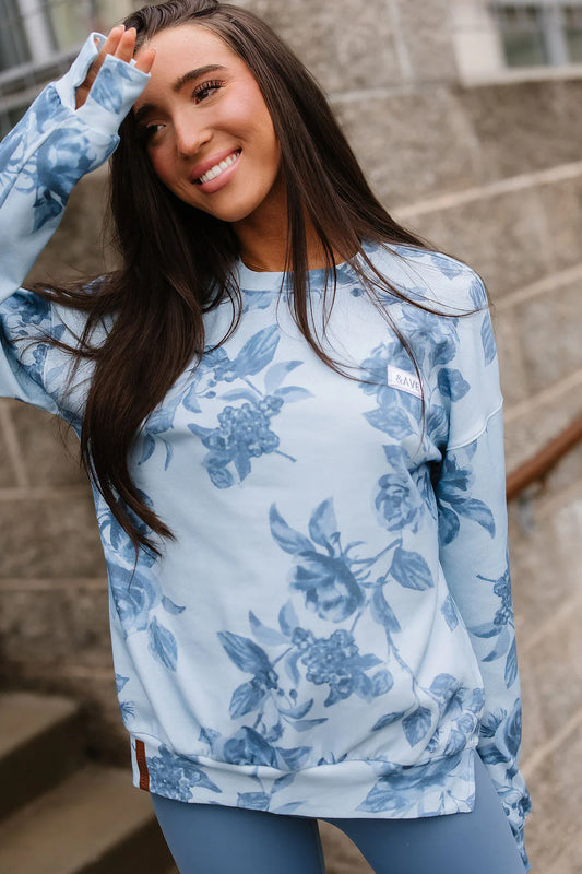 & Ave- University SideSlit Pull Over- Pool Side