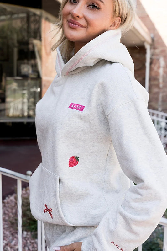 & Ave- Comfort Zone Hoody- Girly Things