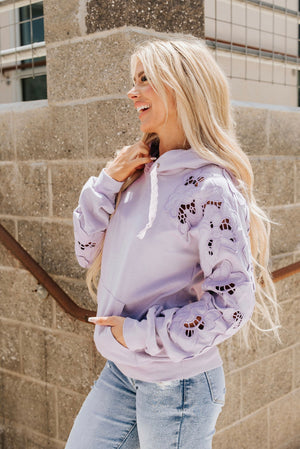 & Ave- University Hoody- Love Story- Lilac