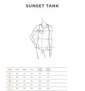 Blondie Apparel- Sunset Tank- Tawny
