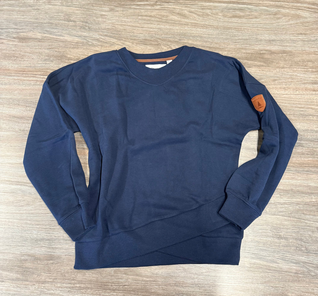 Wanakome- Winnie Tulip Pullover- Oxford Blue