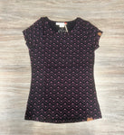 Ragwear- Mintt Tee- Black with Pink