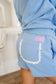 & Ave- Comfort Zone Shorts- Blue Lace- FINAL SALE
