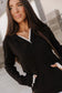 & Ave- Henley Hoody- Midnight Lace