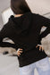 & Ave- Henley Hoody- Midnight Lace
