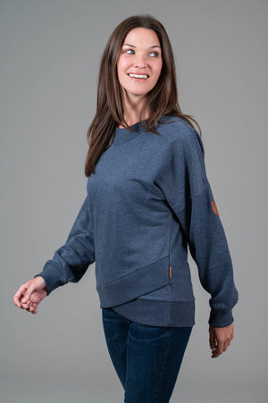 Wanakome- Winnie Tulip Pullover- Navy