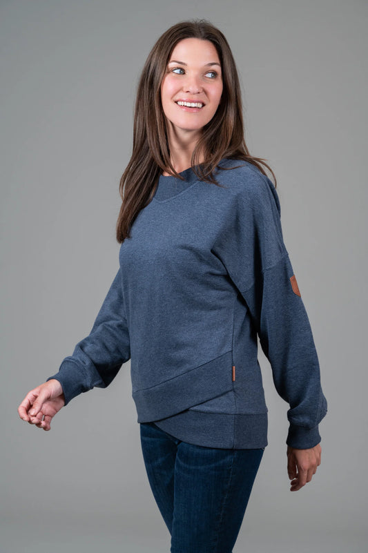 Wanakome- Winnie Tulip Pullover- Navy-S & 2XL left-FINAL SALE