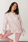 & Ave- University SideSlit Pull Over- Tea Rose-S left- FINAL SALE
