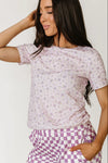 & Ave- Lulu Tee- Lavender Daydream