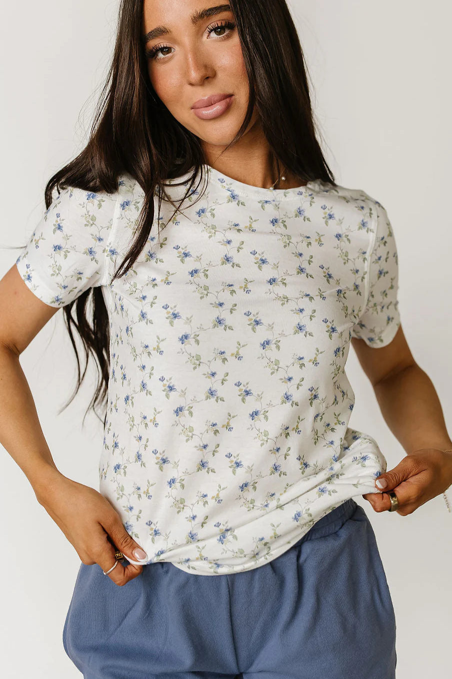 & Ave- Lulu Tee- Forget Me Not