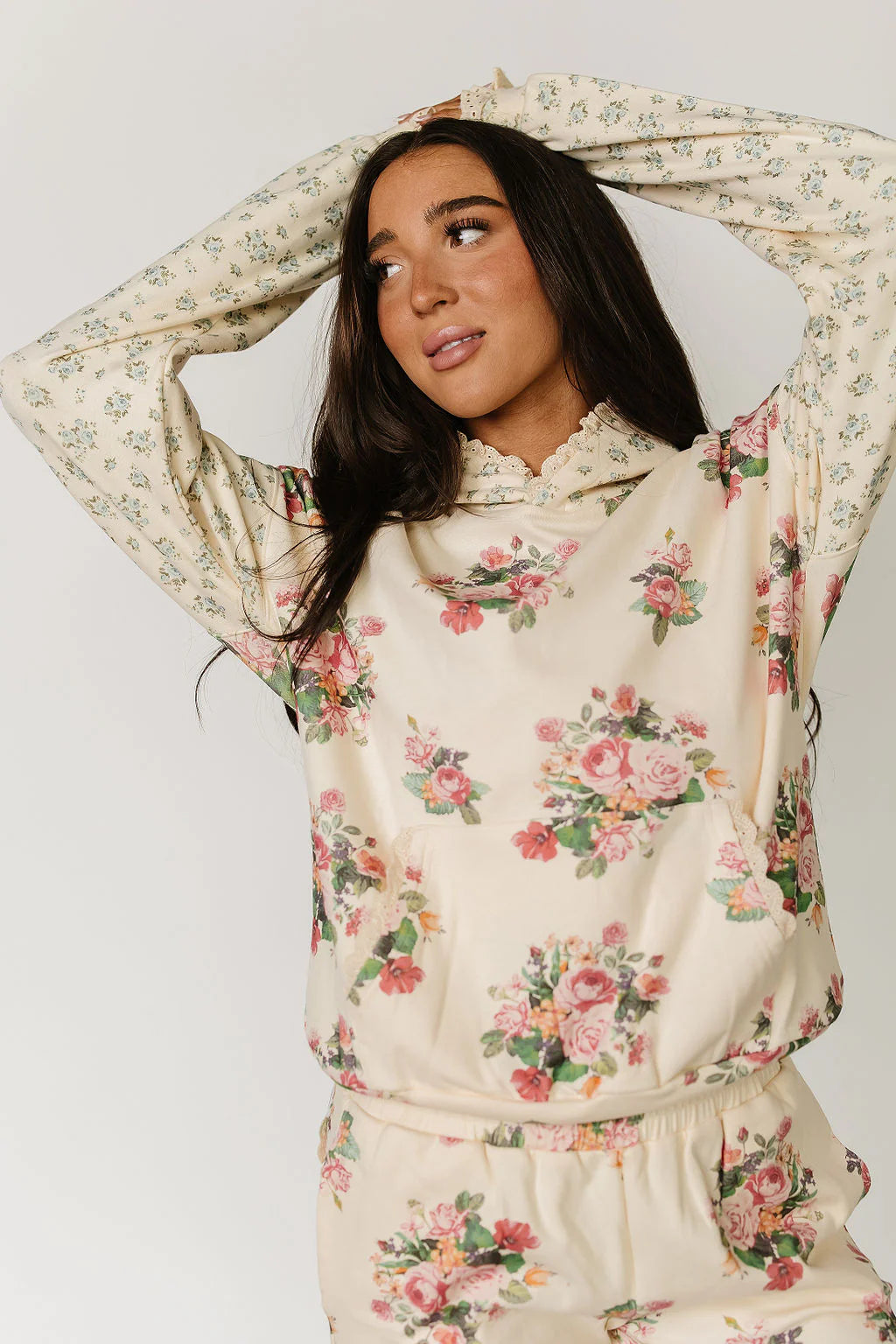 & Ave- University Hoody- Golden Hour Garden