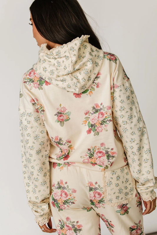 & Ave- University Hoody- Golden Hour Garden