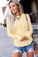 & Ave- Hattie Lace Long Sleeve - Daffodil