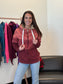 Wanakome- Lauren Full Zip- Grape Mix